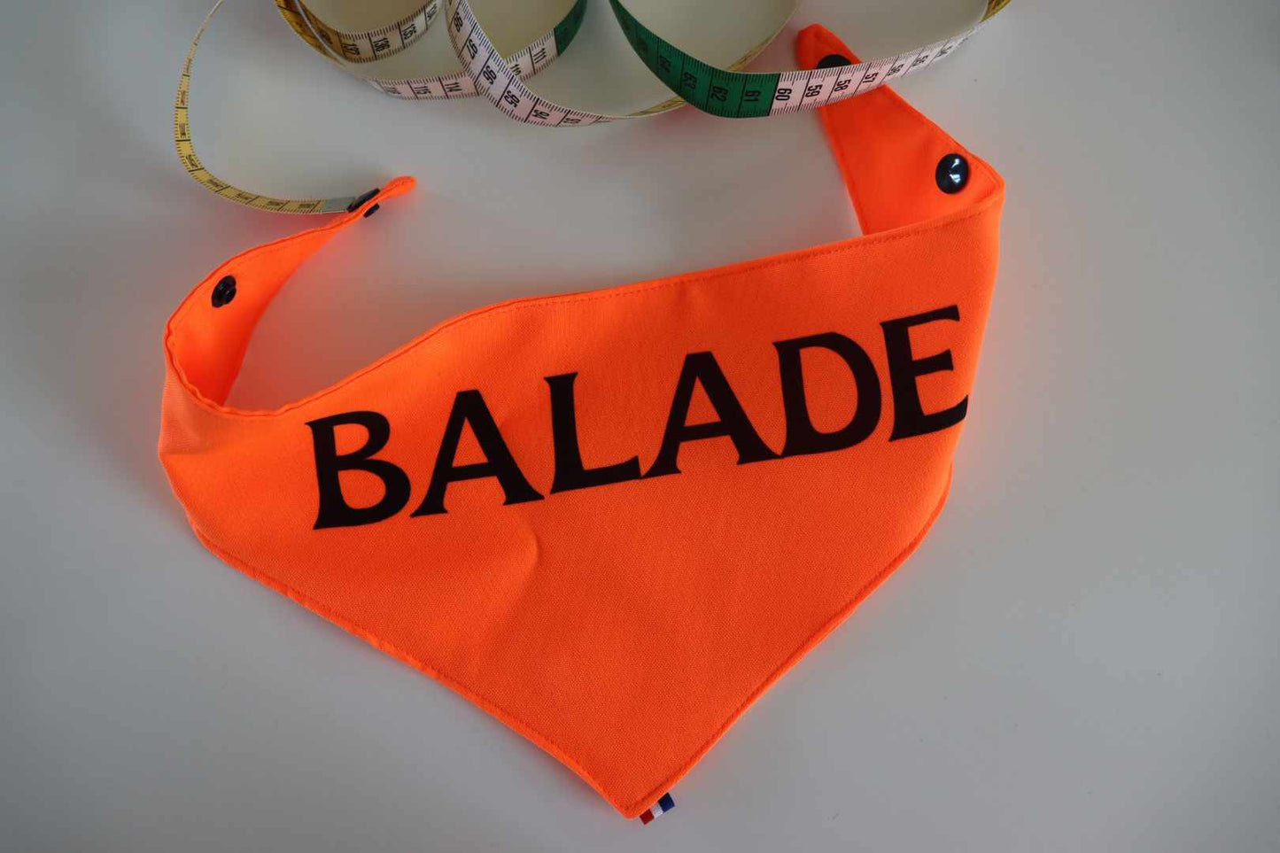 Bandana fluo imprimé sur mesure